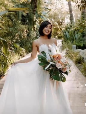 Elegant bridal bouquet